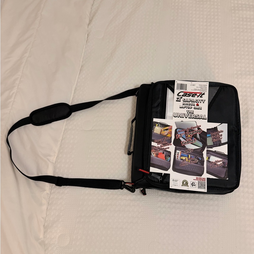 Caset Black Camera Shoulder Bag